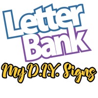 LetterBank | MyDIYsigns