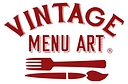 Vintage Menu Art