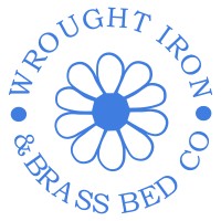 Wrought Iron & Brass Bed