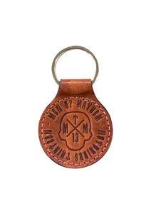 Anhänger N.F.A.F Leder Braun