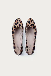 Ada Leopard Print Suede