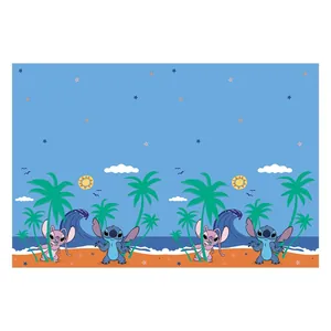 1 Stitch and Angel Plastic Tablecloth
