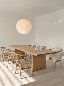 Oak Table with Joint Detail on Timber Cheek Supports