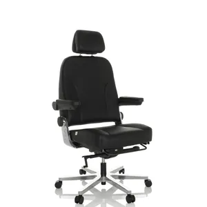 24 HOURS F | Leather - XXL Swivel Chair