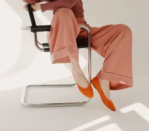 Ada Tangerine Suede