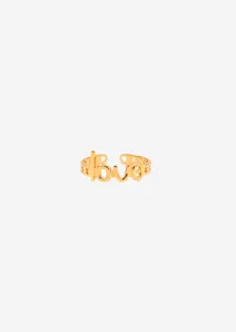"Love" Ring - gold