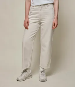 1930s Cotton Twill Ankle Length 5-Pocket Pants