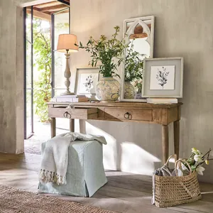 Console Table, Solid Mango Wood