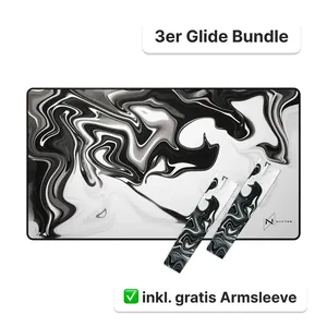 "Ultimate-Glide" Bundle Liquid Black White