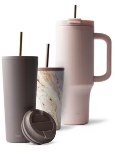 Insulated Cup with Straw