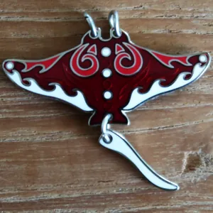 Manta Ray Geocoin Red Devil LE