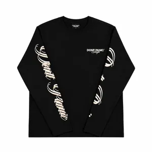 Don't Panic Fall Sleeve Black / Grey-Beige
