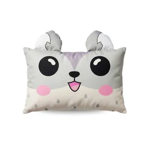 Children's Cushion Wimmy Raccoon - Grey