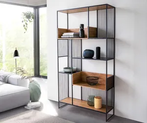 Mango Metal Bookshelf Black